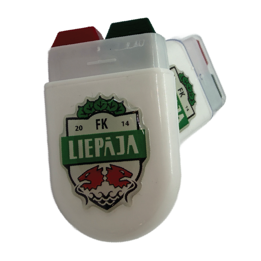 FK Liepāja fanu sejas krāsas